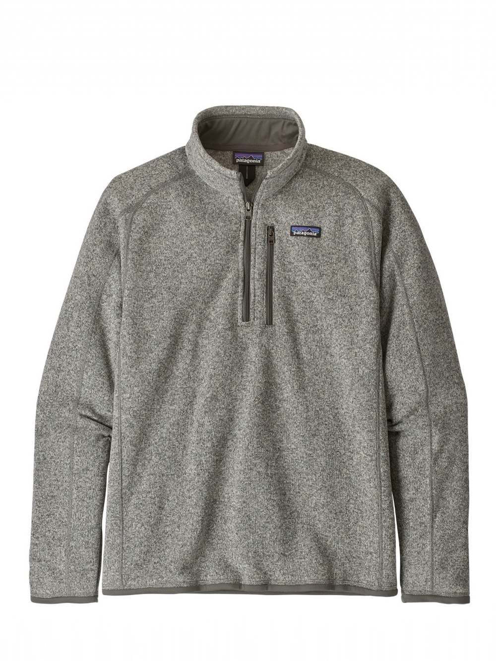 Patagonia Men's Better Sweater 1/4 Zip Pullover in Stonewash Gray Sz M Like-New